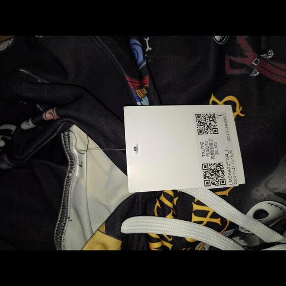 Rare NEW Nightmare B4 Christmas Hoodie (Runs Big) Size L Skellington Pull Over - Picture 5 of 10